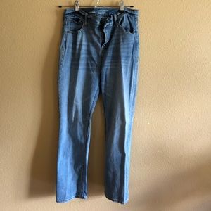 Straight leg jeans